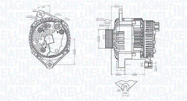 MAGNETI MARELLI Laturi 063733874010